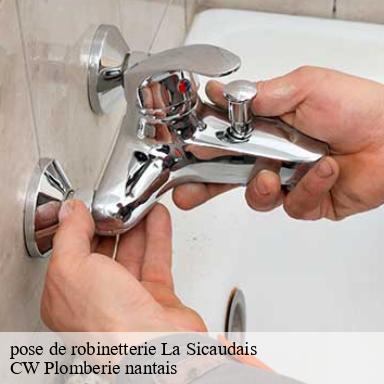 pose de robinetterie la-sicaudais-44320 CW Plomberie nantais