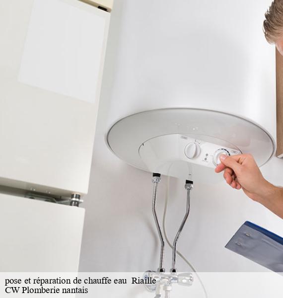 pose et réparation de chauffe eau riaille-44440 CW Plomberie nantais