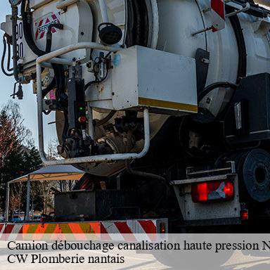 Camion débouchage canalisation haute pression nantes-44000 CW Plomberie nantais